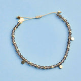 PURA VIDA BRACELET SMOKEY QUARTZ STRING