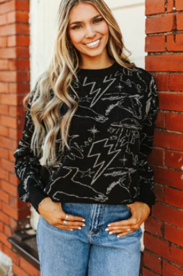 X MARFA LIGHTS TOP~ LARGE/XL