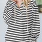 X Hoodie Top CREAM/BLACK 7733 ~SMALL