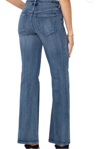 SALE ** LIVERPOOL JEANS HANNAH FLARES in BLUE DENIM
