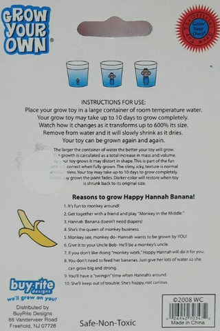 GROW YOUR OWN HAPPY HANNAH