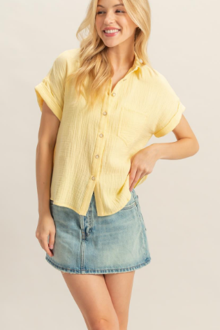 BEGAUZE TOP in BUTTER