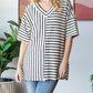 TOP in CREAM/BLACK 7601