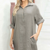 FANGO DRESS in LINEN