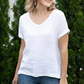 BREEZY TEE in WHITE