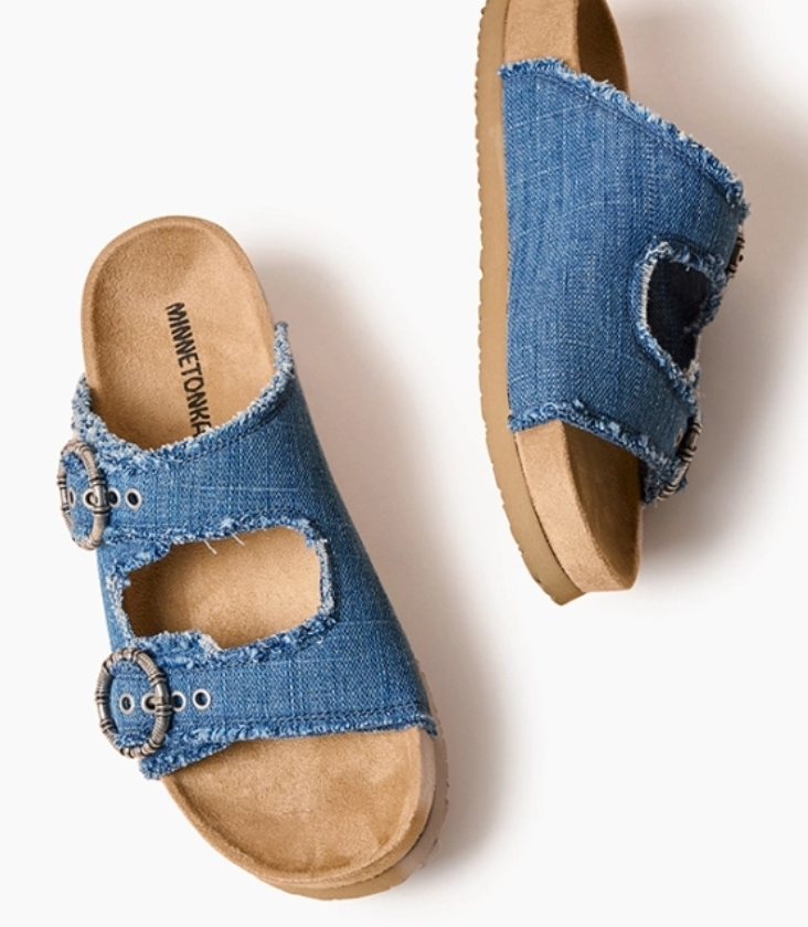 MINNETONKA GEORGINE in BLUE DENIM