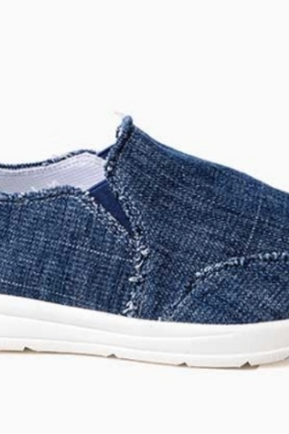 SALE * MINNETONKA WOMEN'S EXPANSE in DENIM ~ SIZE 8.5