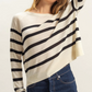 BLACK/CREAM TOP
