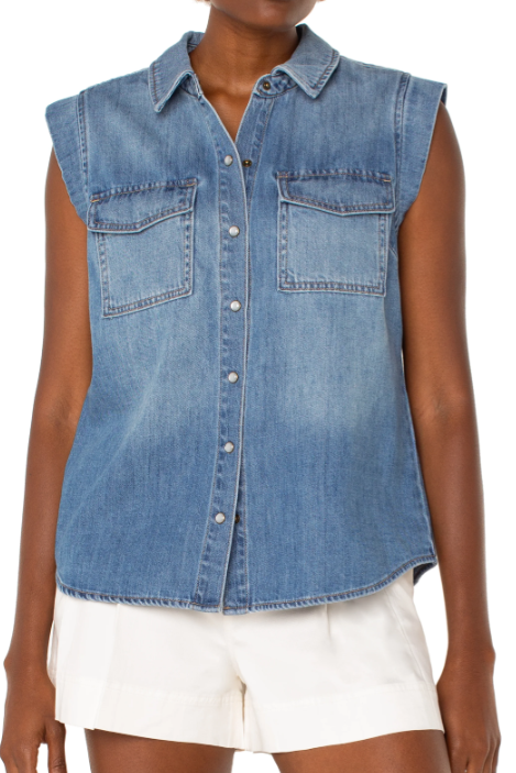 LIVERPOOL DENIM TOP