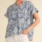 DENIM PRINT TOP 14281