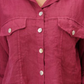 MADE IN ITALY LINEN FRAY EDGE JACKET 2233