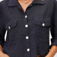 MADE IN ITALY LINEN FRAY EDGE JACKET 2233