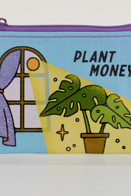 PLANT MONEY ZIPPER POUCH 950