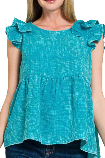 TOP in LT TEAL 7242