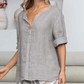 Sophia's Linen Top 17162 FANGO