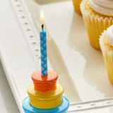 X NORA FLEMING BEST BIRTHDAY EVER! CAKE CANDLE HOLDER A 194