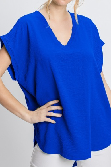 POLY TOP in ROYAL
