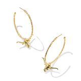 KENDRA SCOTT GOLD LONGHORNS