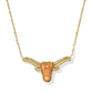 KENDRA SCOTT GOLD LONGHORNS