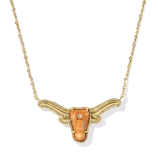 KENDRA SCOTT GOLD LONGHORNS