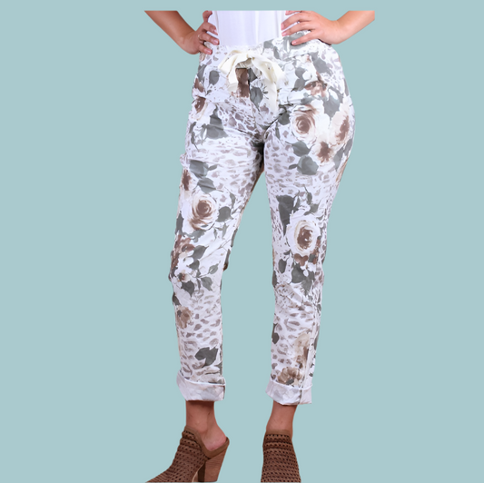 MADE IN ITALY LEAF PANT