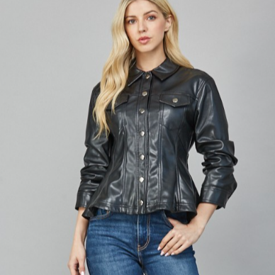 FAUX LEATHER JACKET 75207