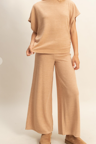 Sierra PANT SET 658 BEIGE/BLACK/BLUE