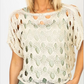 BEIGE OPEN KNIT 16880