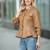 RATHER JACKET 75207 CAMEL