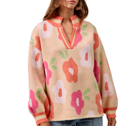 FLOWER SWEATER 4554