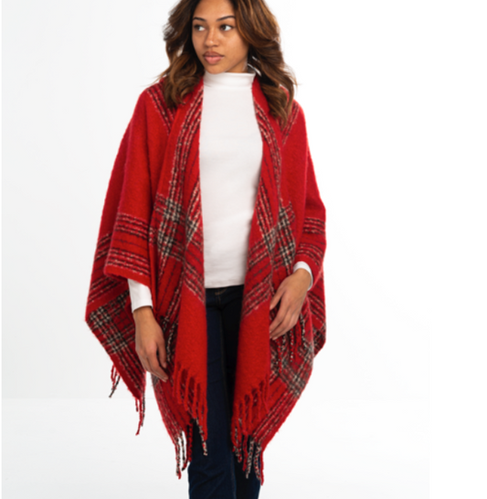 PLAID WRAP 307