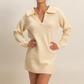 SWEATER DRESS 838 in ALPACA or GREEN