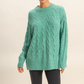 SWEATER 957 in EMERALD or CREAM