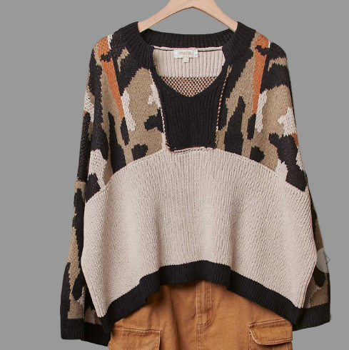 CAMO SWEATER 68427
