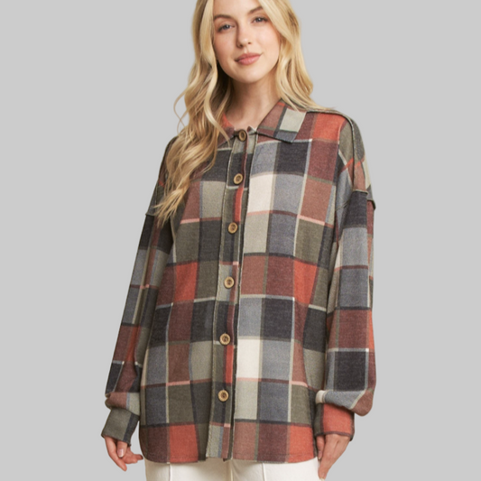 PLAID TOP 7968