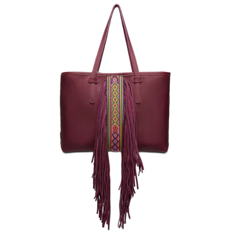 CONSUELA BREEZY FRINGE, PLUM 5193