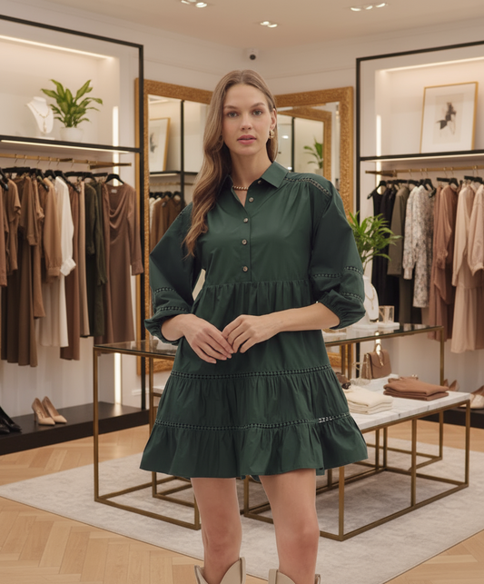 GREEN DRESS 29117