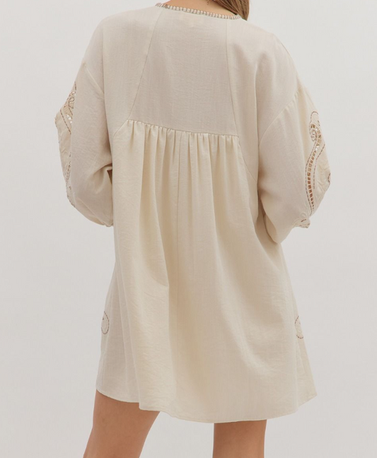 ECRU DRESS 28924