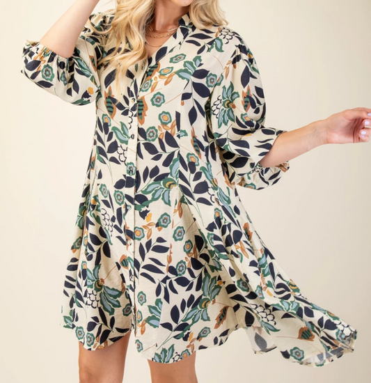 FLORAL DRESS 1426