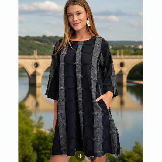 FRAYED DRESS 1470