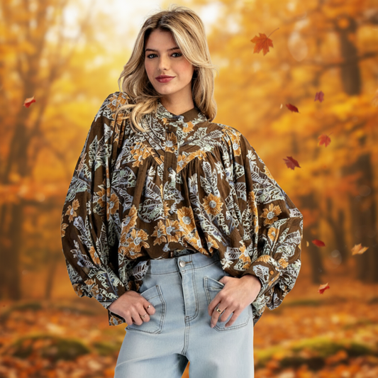 FLORAL TOP 14226