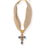 BRACHA NECKLACE TRIBUTE CROSS 355