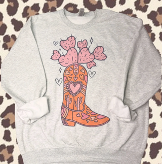 BOOT SWEATSHIRT