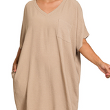 CLARA DRESS 7212 MOCHA