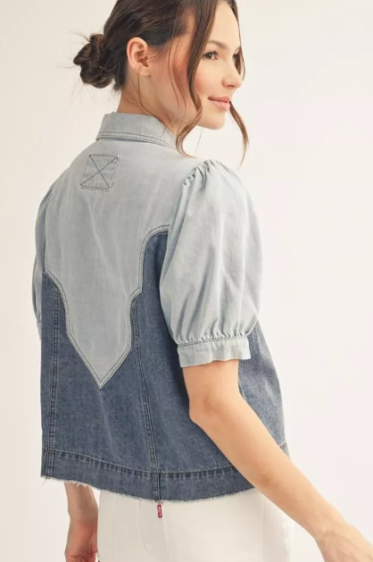 DENIM TOP 7181