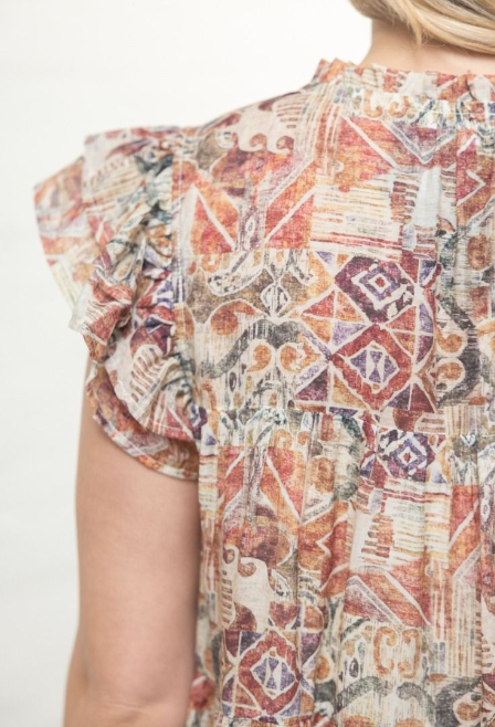 TT RUFFLE DRESS 36476