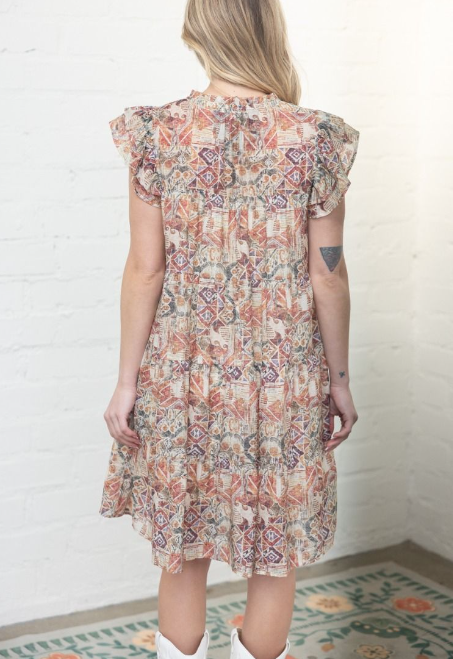 TT RUFFLE DRESS 36476