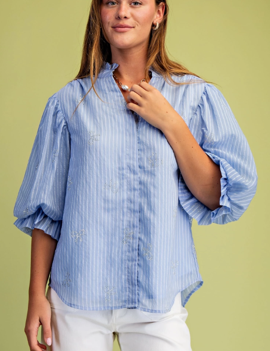 TT BOW STRIPE TOP 1705