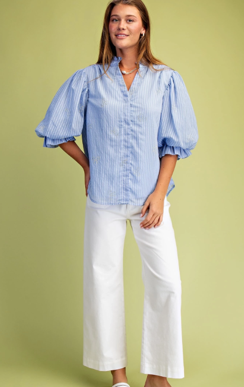 TT BOW STRIPE TOP 1705