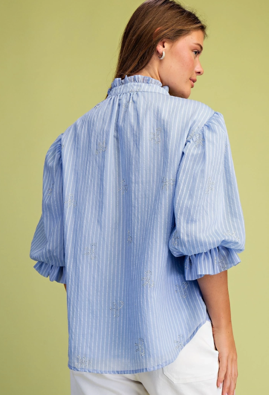 TT BOW STRIPE TOP 1705